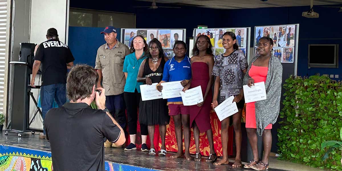 Group shot of graduates